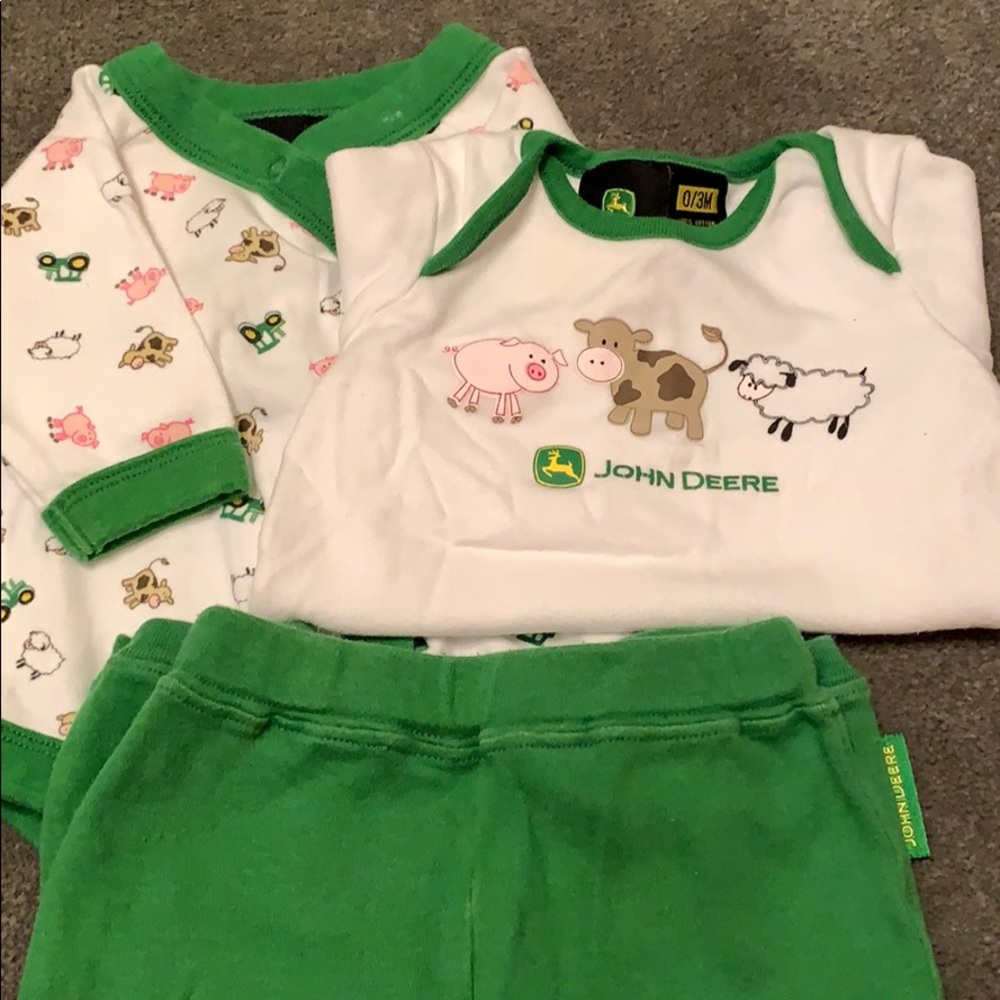 3 piece John Deere PJ outfit with matching socks